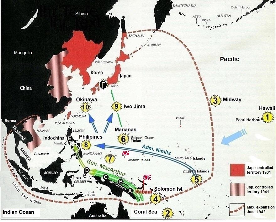 Map - two ways one target